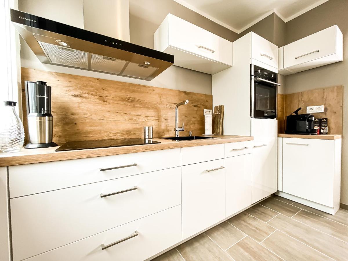 Modernes 2-Zimmer-Apartment, Nähe der neuen Leipziger Messe, ideal für vier Personen Exterior foto