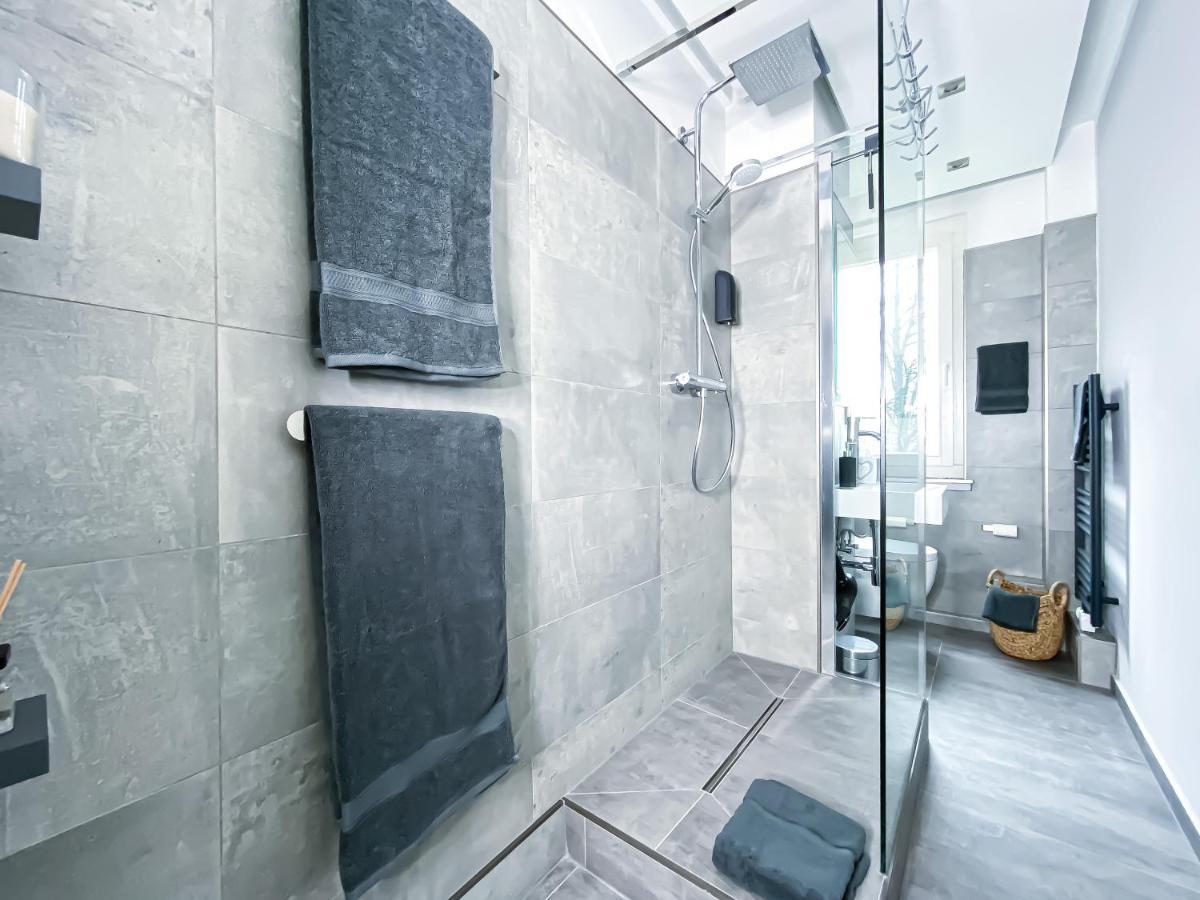 Modernes 2-Zimmer-Apartment, Nähe der neuen Leipziger Messe, ideal für vier Personen Exterior foto