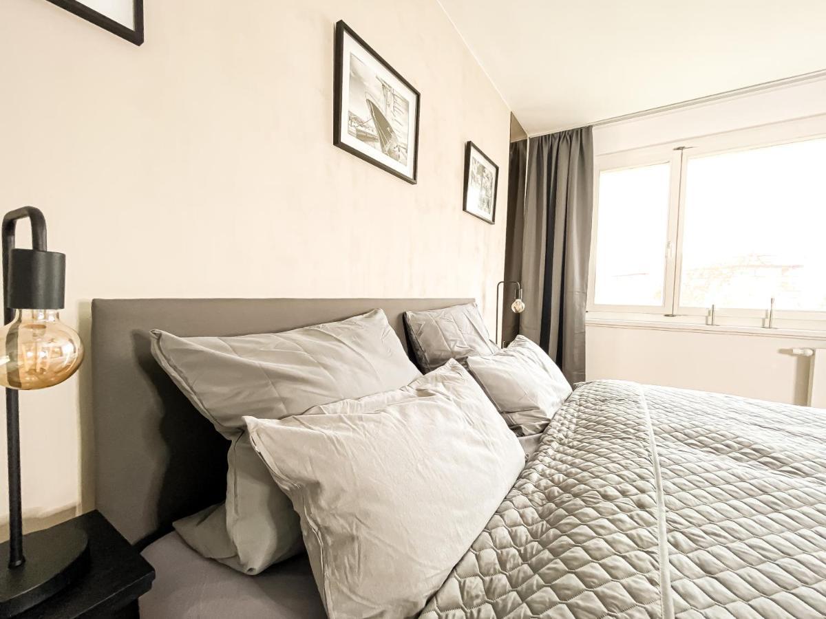 Modernes 2-Zimmer-Apartment, Nähe der neuen Leipziger Messe, ideal für vier Personen Exterior foto